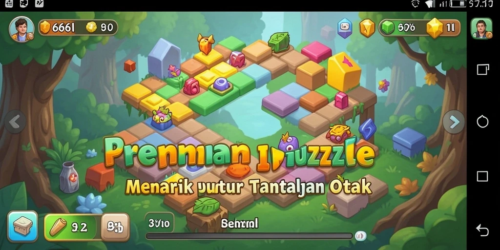 Tampilan gameplay 666I dengan berbagai teka-teki menantang.
