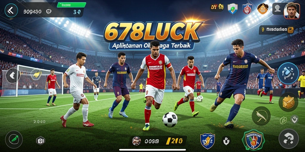Tampilan gameplay 678LUCK dengan aksi olahraga yang mendebarkan.