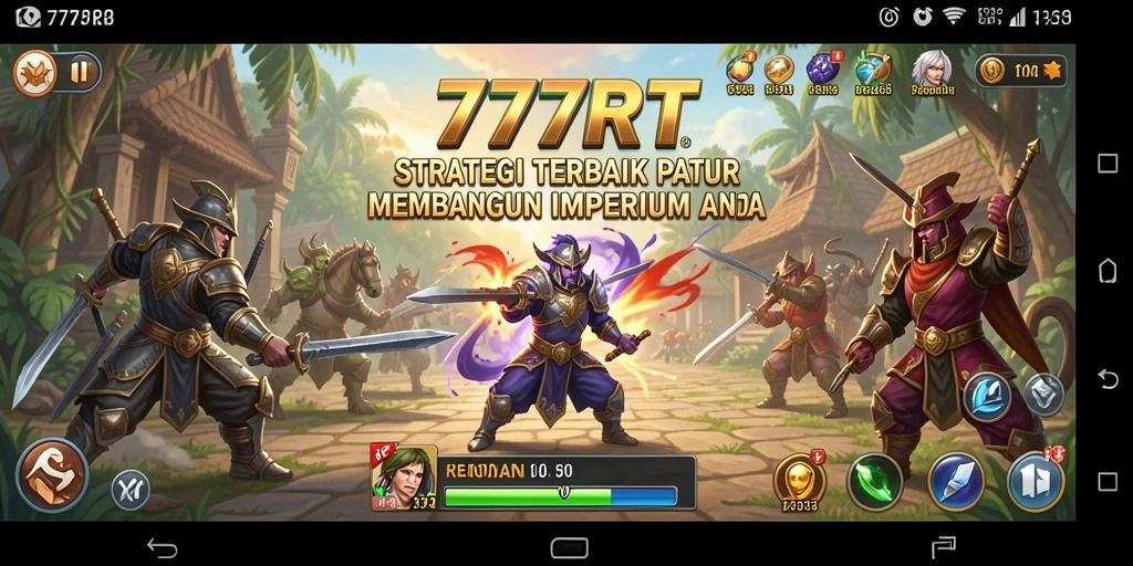 Gameplay seru dan menegangkan dalam 777RT dengan pertempuran strategi.
