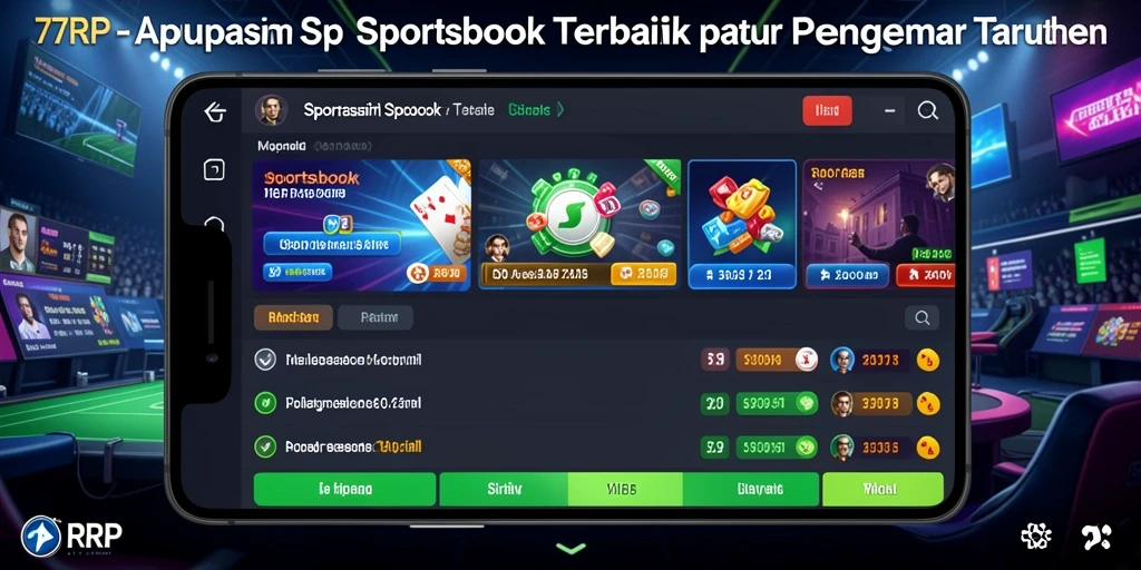 Tampilan gameplay yang menarik dari aplikasi Sportsbook 77RP.