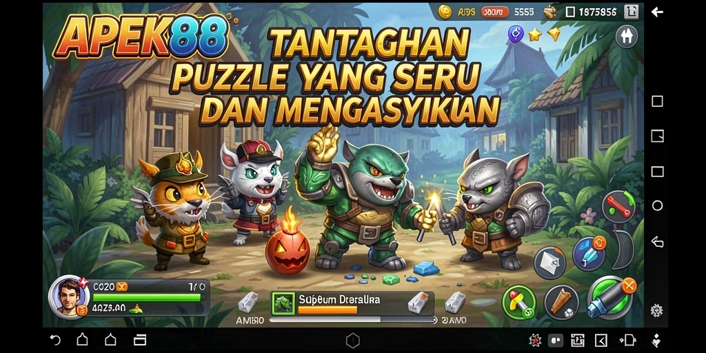 Tampilan gameplay APEK88 dengan tantangan Puzzle yang menarik.
