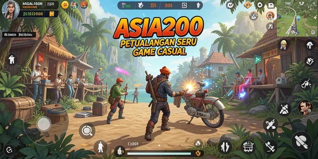 Tampilan gameplay seru ASIA200 yang menarik dan penuh aksi.