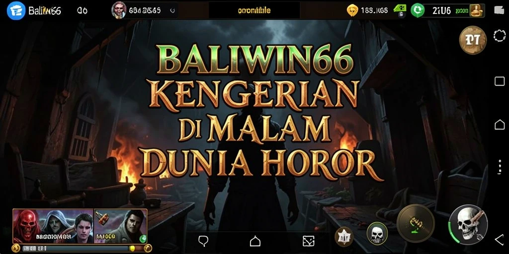 Gameplay mencekam dengan suasana horor yang intens di BALIWIN66.