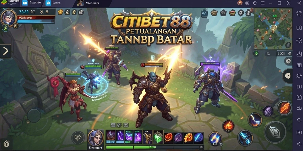 Tampilan mendebarkan dari gameplay CITIBET88 yang seru dan penuh aksi.