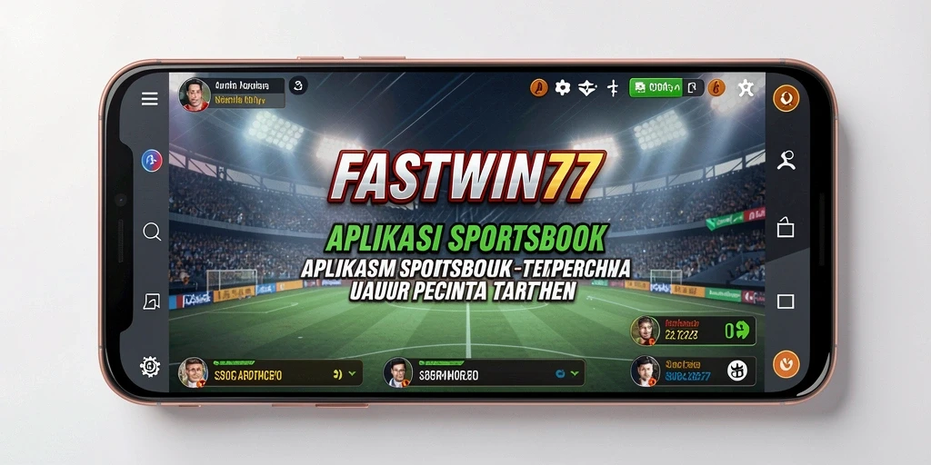 Screenshot ini menampilkan gameplay unggulan dari aplikasi Sportsbook.