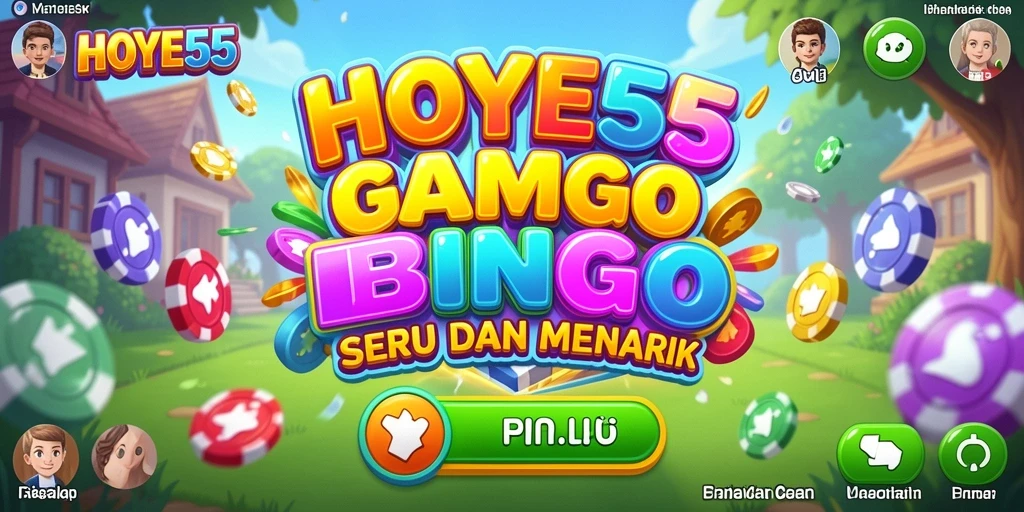 Tampilan gameplay seru HOYE55 dengan suasana Bingo yang menarik.