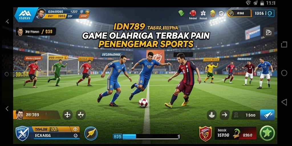 Screenshot IDN789 menampilkan aksi seru dalam permainan olahraga.