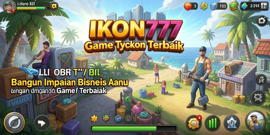 Tampilan gameplay seru IKON777 dengan elemen Tycoon yang menarik.