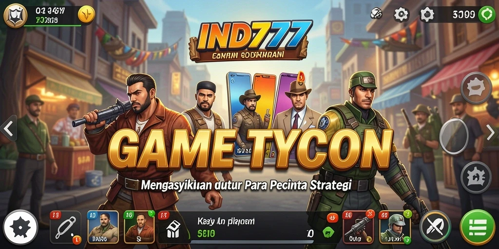 Tampilan gameplay Tycoon yang menarik dan dinamis di IND777.