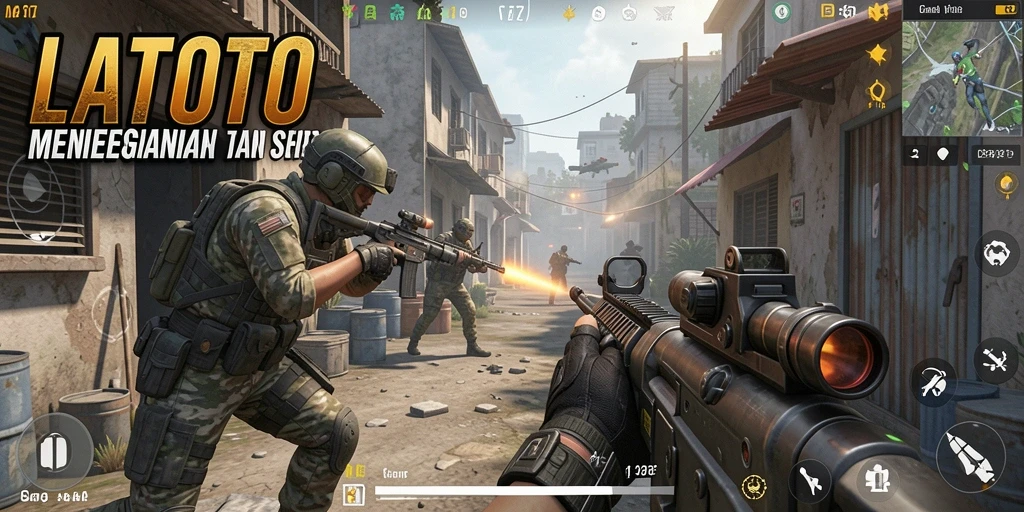 Tampilan gameplay LATOTO yang memukau dan dinamis.