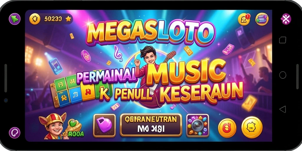 Tampilan gameplay MEGASLOTO yang menarik dan interaktif.