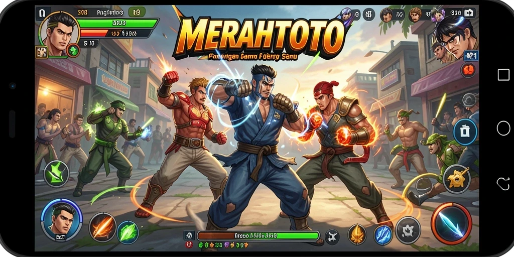 Tampilan gameplay MERAHTOTO yang seru dan mendebarkan.