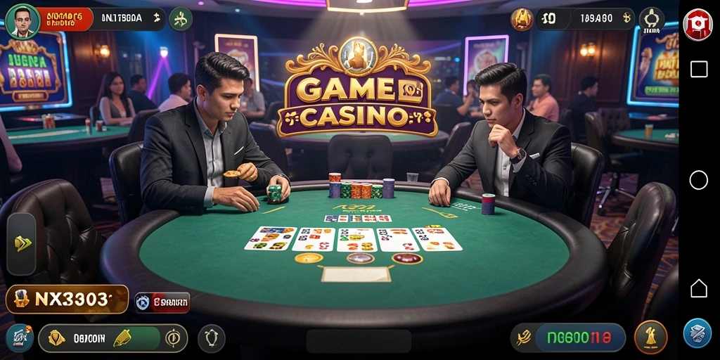 Tampilan gameplay Live Casino yang menegangkan dan mengasyikkan di NX303.