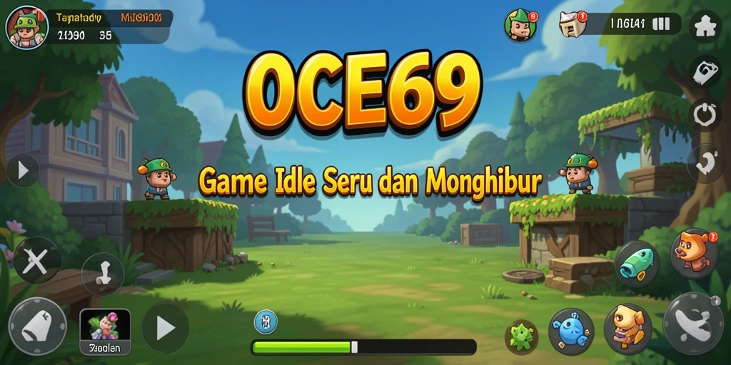 Screenshot gameplay OCE69 menunjukkan aksi seru dan karakter yang menarik.