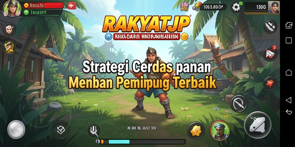 Tampilan gameplay RAKYATJP yang intens dan strategis saat pertempuran.