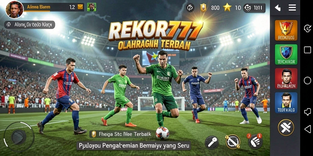 Gameplay seru dalam REKOR777 yang menampilkan aksi olahraga nyata.