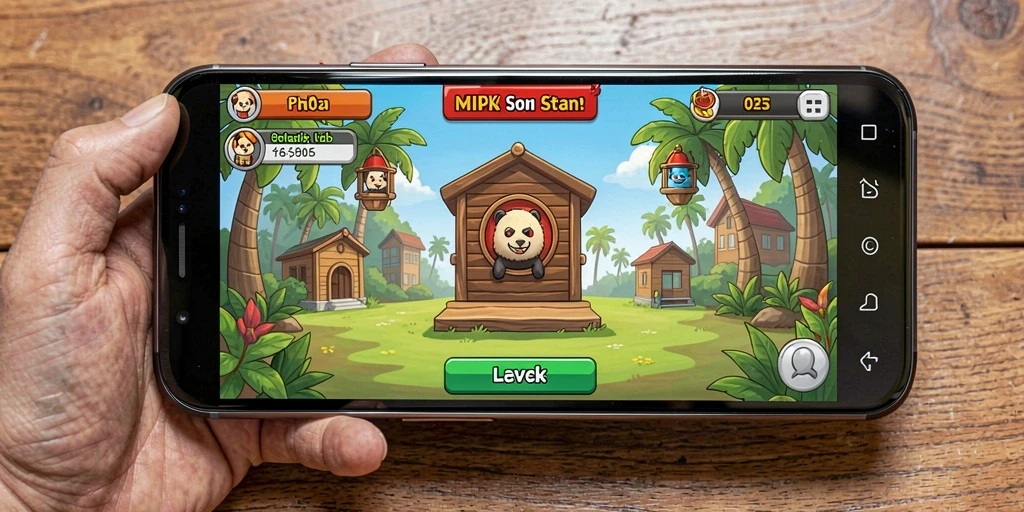 Tampilan gameplay V07 memperlihatkan mekanisme Idle yang memikat.